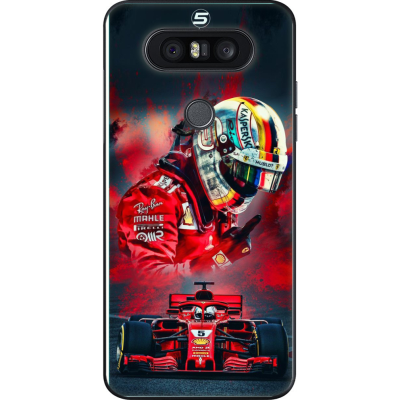 Чехол U-print LG Q8 Racing Car