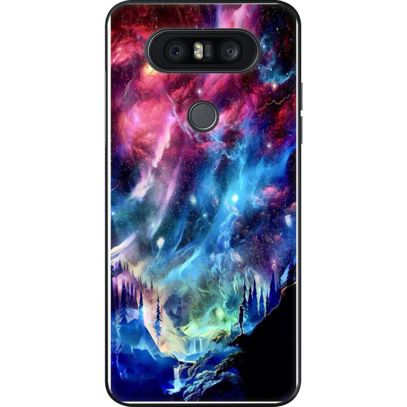 Чехол U-print LG Q8 Northern Lights