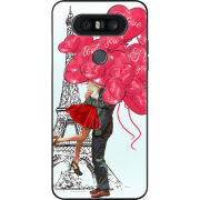 Чехол U-print LG Q8 Love in Paris