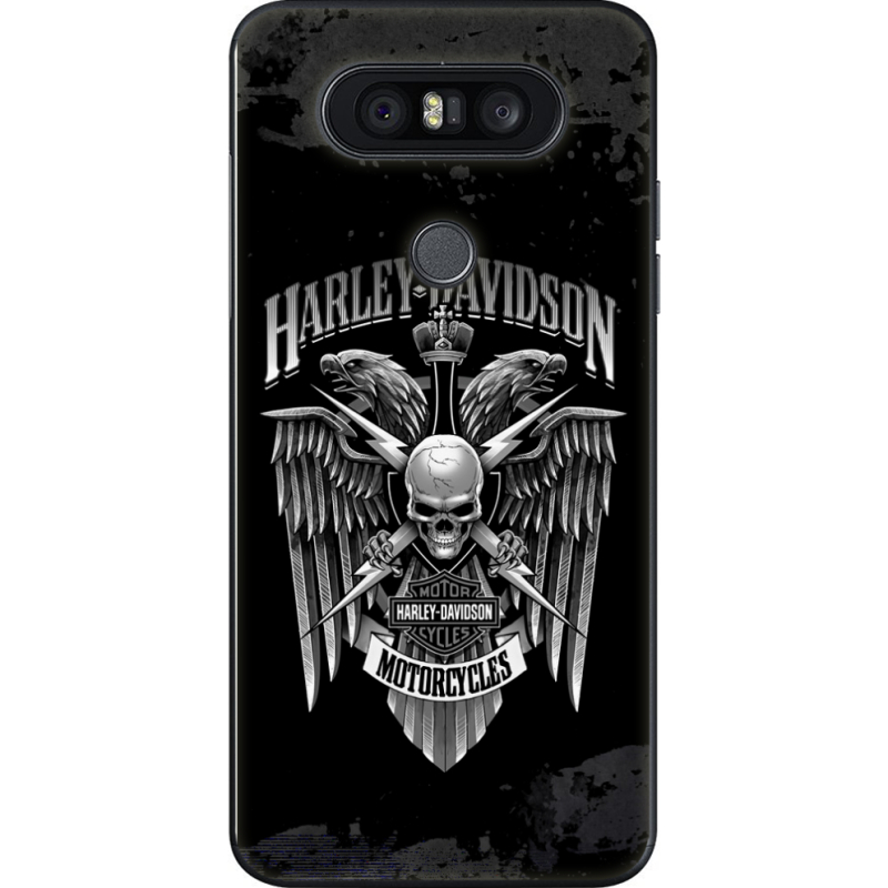 Чехол U-print LG Q8 Harley Davidson