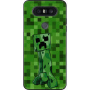 Чехол U-print LG Q8 Minecraft Creeper