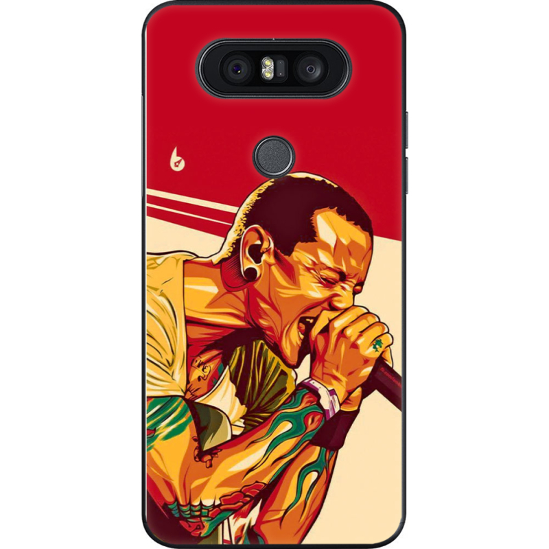 Чехол U-print LG Q8 Chester Bennington