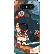 Чехол U-print LG Q8 Space Mission