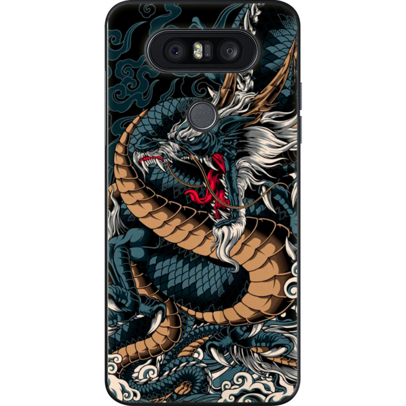 Чехол U-print LG Q8 Dragon Ryujin