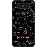 Чехол U-print LG Q8 Blackpink автограф