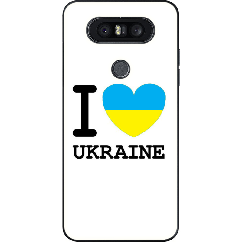 Чехол U-print LG Q8 I love Ukraine