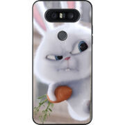 Чехол U-print LG Q8 Rabbit Snowball