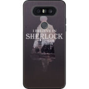 Чехол U-print LG Q8 Sherlock