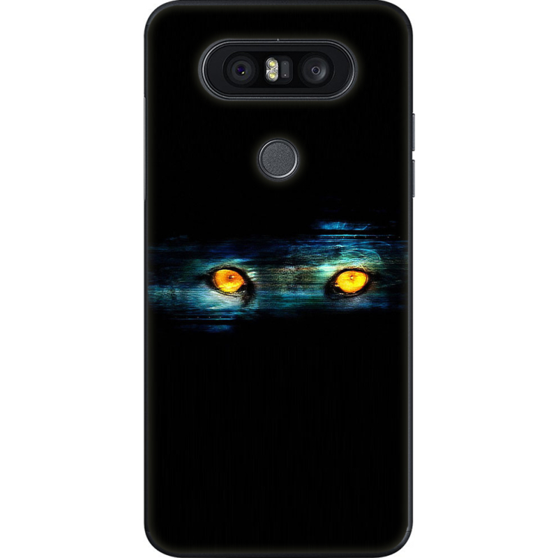 Чехол U-print LG Q8 Eyes in the Dark