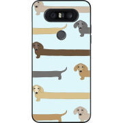 Чехол U-print LG Q8 Dachshund