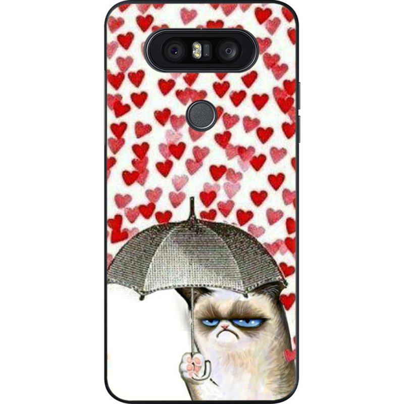 Чехол U-print LG Q8 Raining Hearts