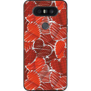 Чехол U-print LG Q8 Heart Strings