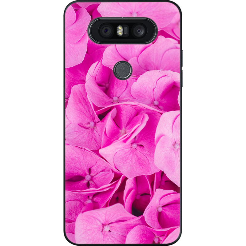Чехол U-print LG Q8 Pink Flowers