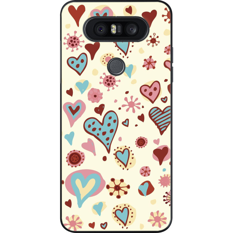 Чехол U-print LG Q8 Be my Valentine