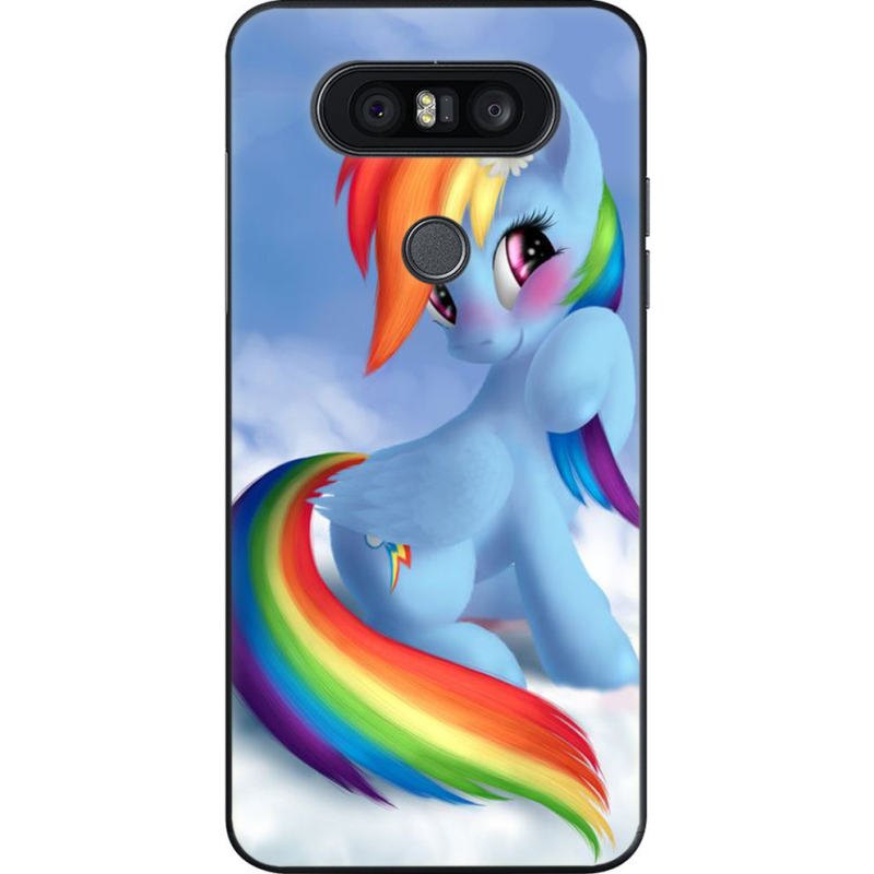 Чехол U-print LG Q8 My Little Pony Rainbow Dash