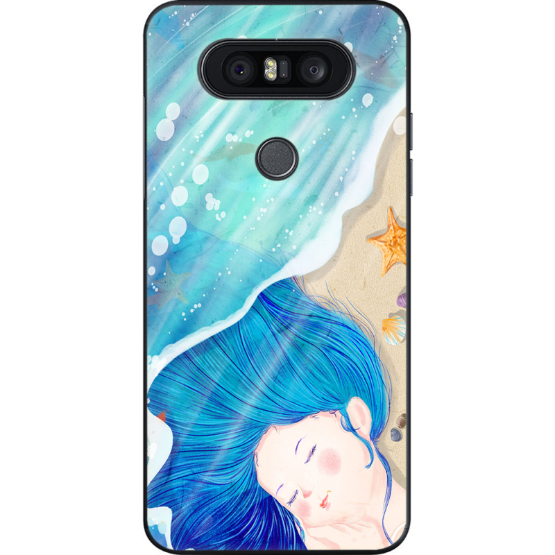 Чехол U-print LG Q8 Sea Girl