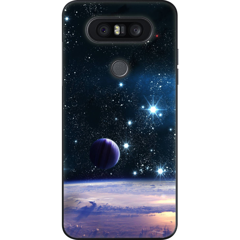 Чехол U-print LG Q8 Space Landscape