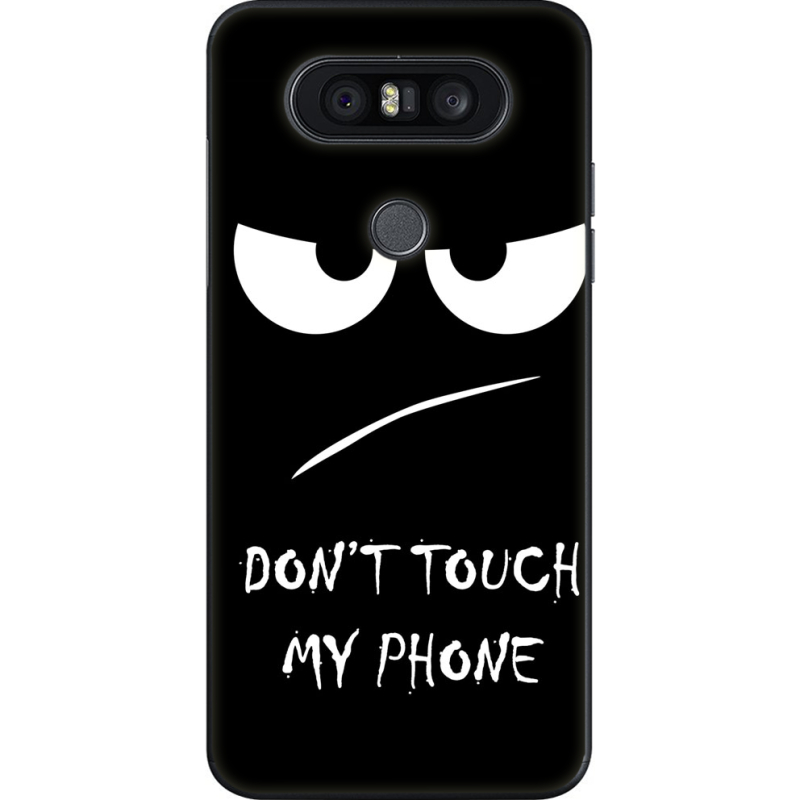 Чехол U-print LG Q8 Don't Touch my Phone