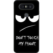 Чехол U-print LG Q8 Don't Touch my Phone