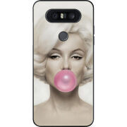 Чехол U-print LG Q8 Marilyn Monroe Bubble Gum