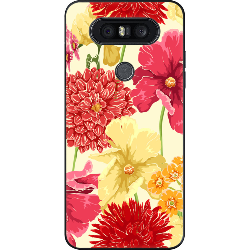 Чехол U-print LG Q8 Flower Bed