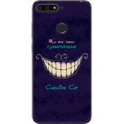 Чехол U-print Honor 7c Cheshire Cat