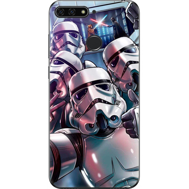 Чехол U-print Honor 7c Stormtroopers