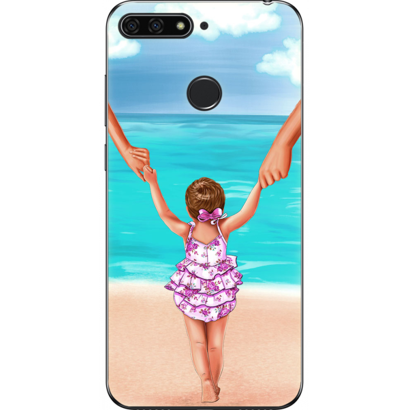 Чехол U-print Honor 7c Happy child