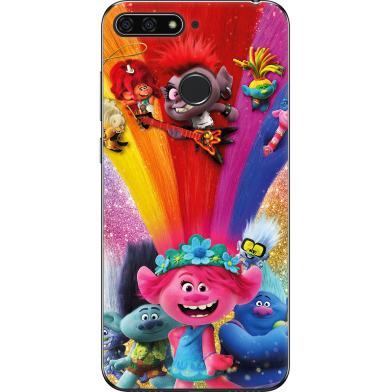 Чехол U-print Honor 7c Trolls