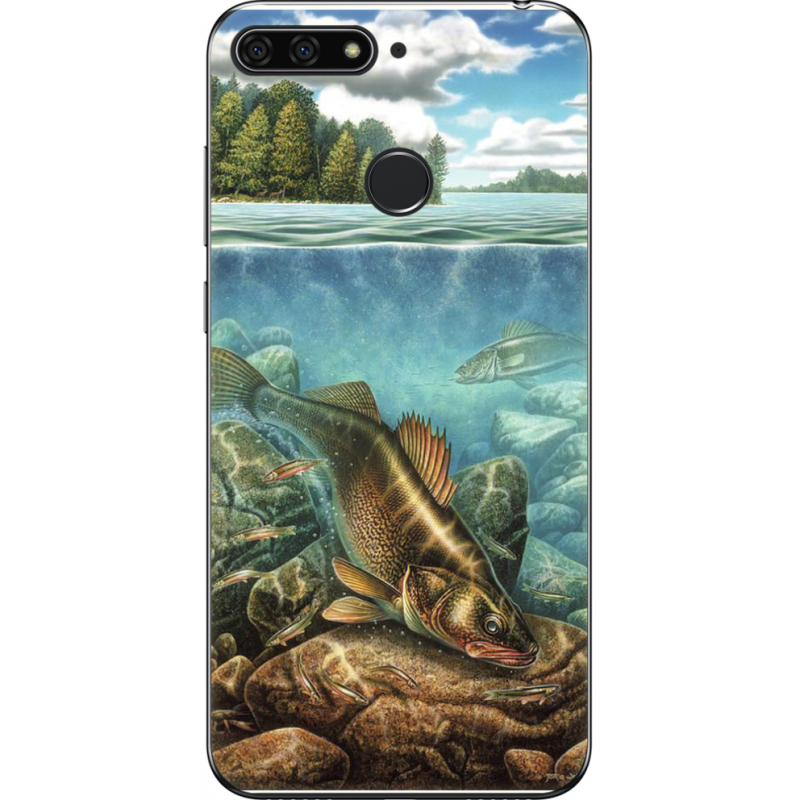 Чехол U-print Honor 7c Freshwater Lakes