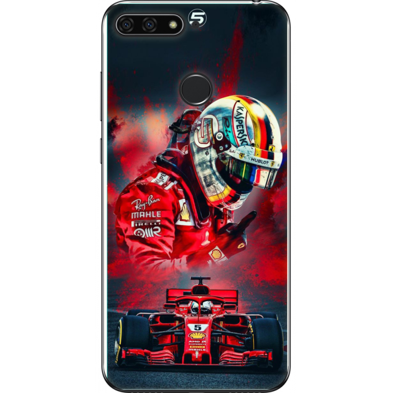 Чехол U-print Honor 7c Racing Car