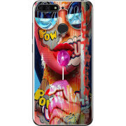 Чехол U-print Honor 7c Colorful Girl