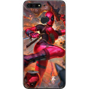 Чехол U-print Honor 7c Woman Deadpool