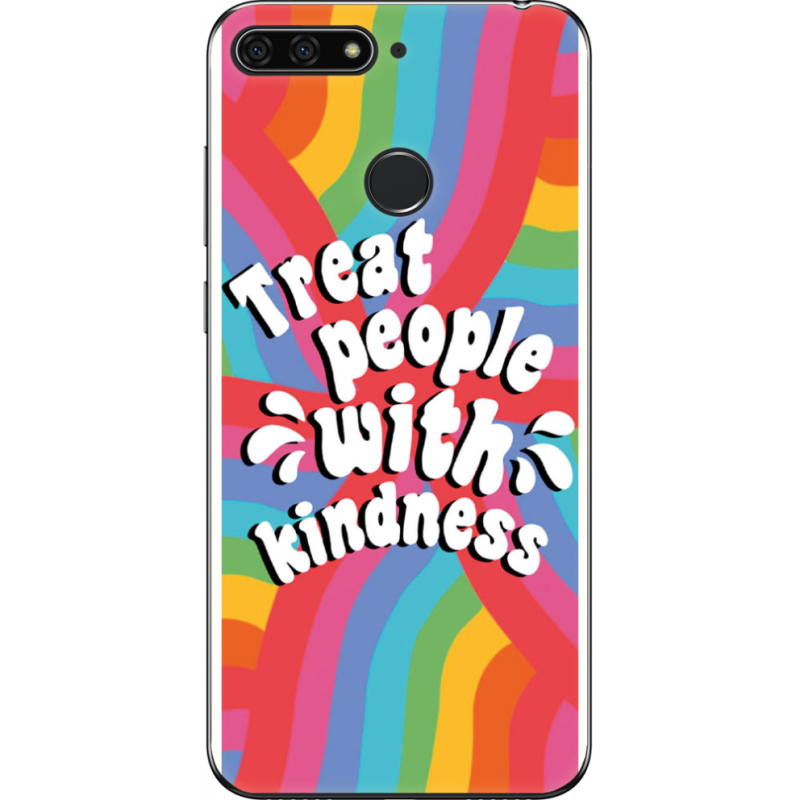 Чехол U-print Honor 7c Kindness