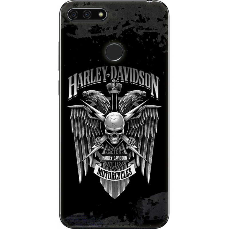 Чехол U-print Honor 7c Harley Davidson