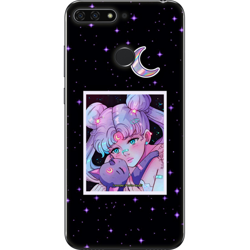 Чехол U-print Honor 7c Sailor Moon