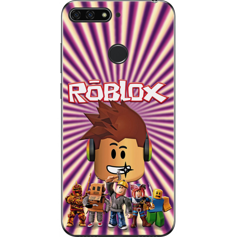 Чехол U-print Honor 7c Follow Me to Roblox