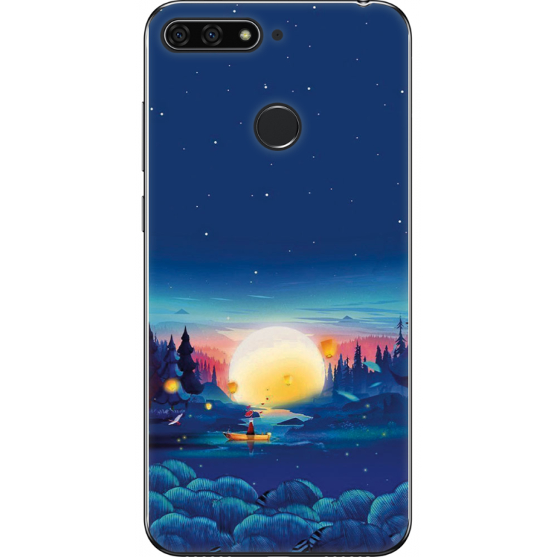 Чехол U-print Honor 7c Спокойной ночи