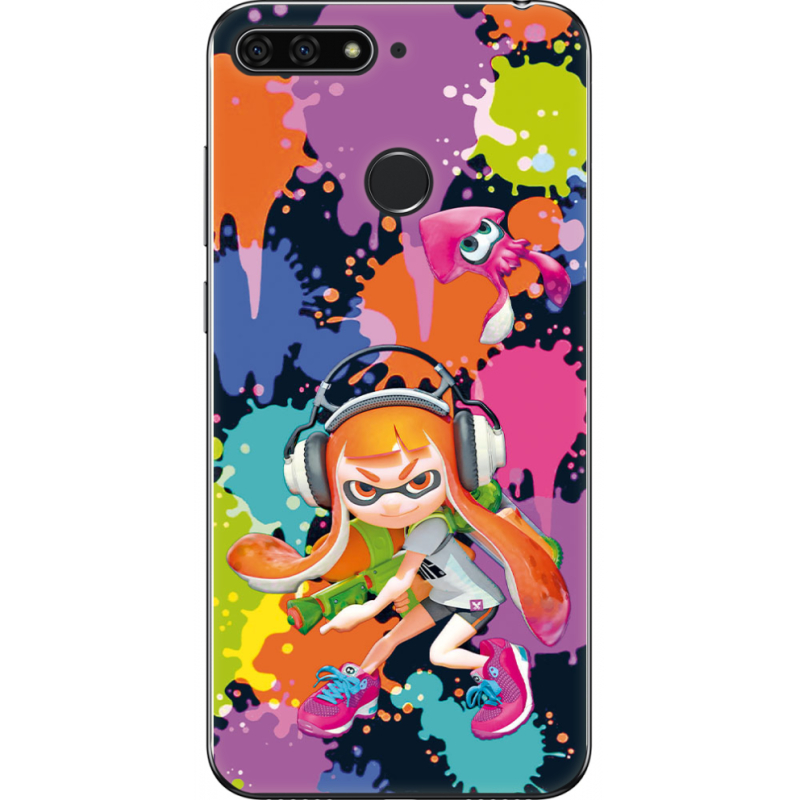 Чехол U-print Honor 7c Splatoon Inklings