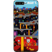 Чехол U-print Honor 7c Minecraft Lode Runner