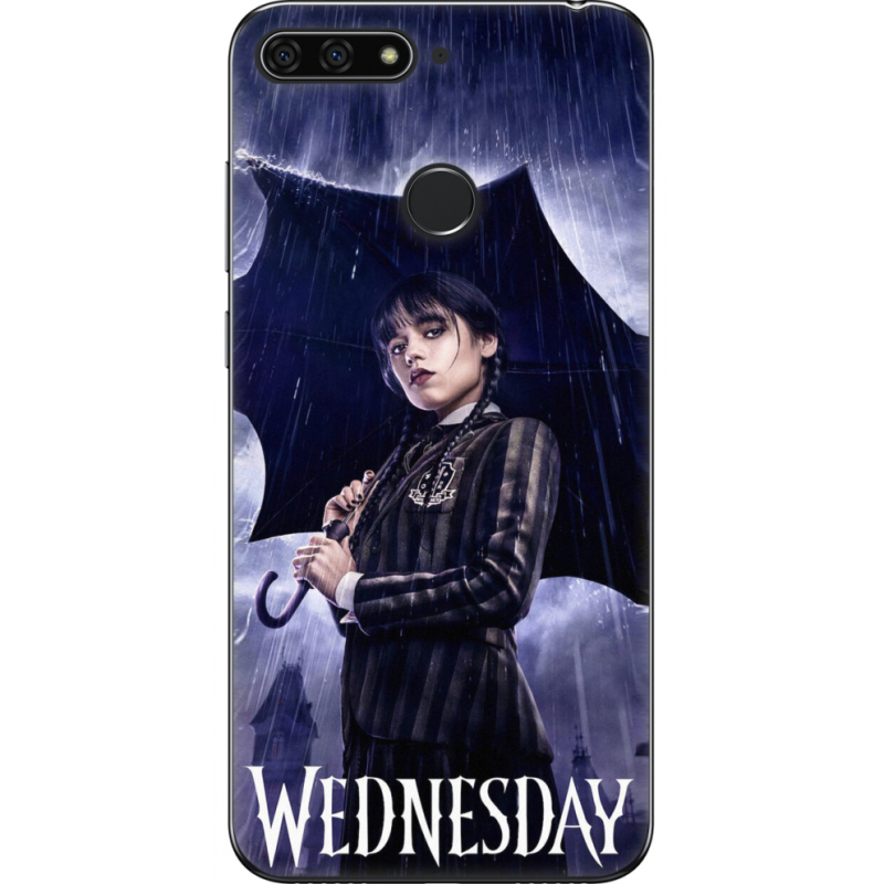 Чехол U-print Honor 7c Wednesday Addams