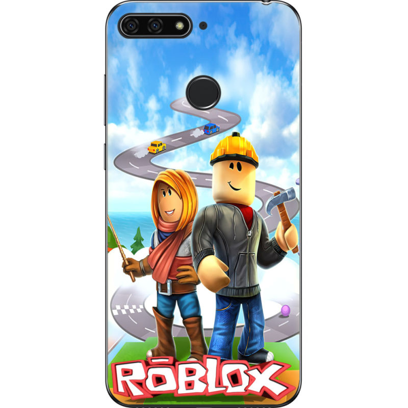 Чехол U-print Honor 7c Roblox Білдерман