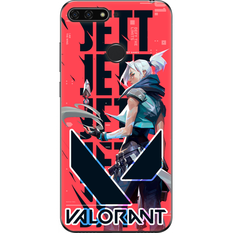 Чехол U-print Honor 7c Valorant Jett