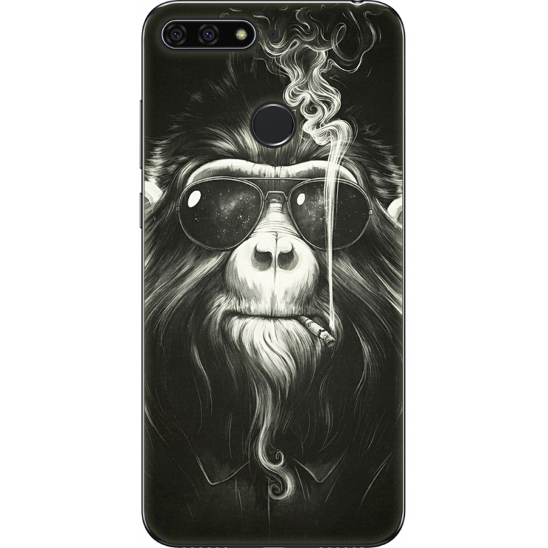 Чехол U-print Honor 7c Smokey Monkey