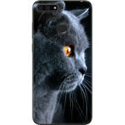 Чехол U-print Honor 7c English cat