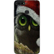 Чехол U-print Honor 7c Christmas Owl