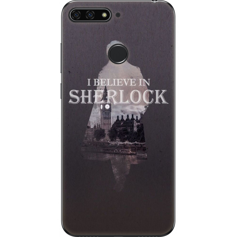 Чехол U-print Honor 7c Sherlock