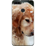 Чехол U-print Honor 7c Golden Retriever