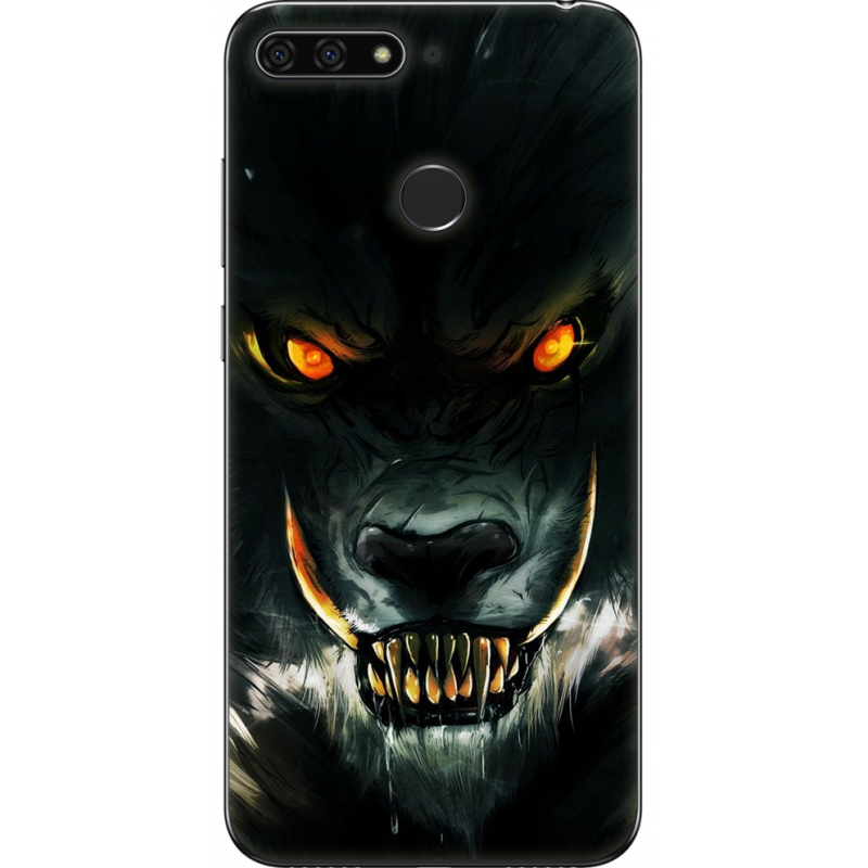 Чехол U-print Honor 7c Werewolf