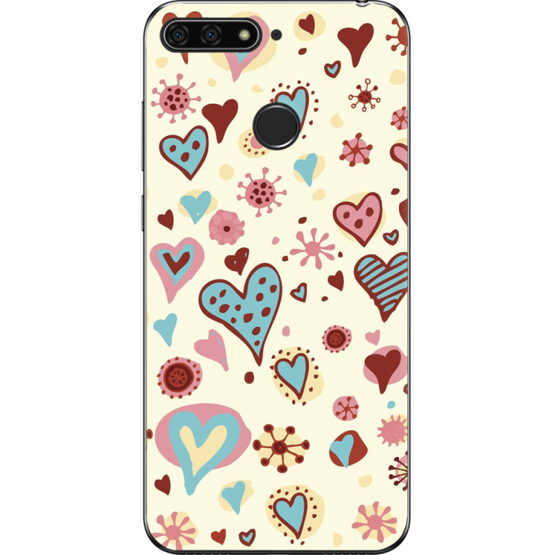 Чехол U-print Honor 7c Be my Valentine